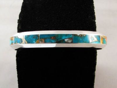 turquoise inlay bracelet