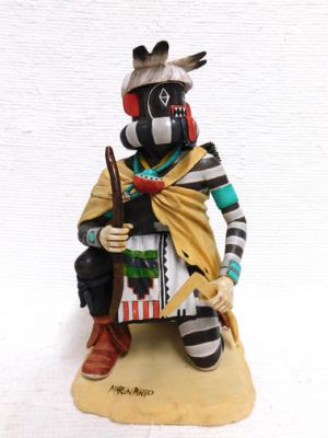 Vintage Hopi Kachina Native hand painted popular rattle