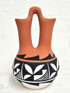 Native American Acoma Handpainted Wedding Vase