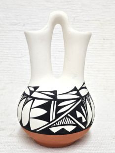 Native American Acoma Handpainted Wedding Vase