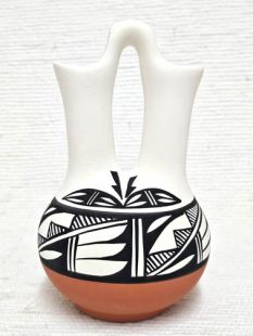 Native American Acoma Handpainted Wedding Vase