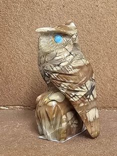 Zuni Carved Owl Fetish 