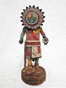 Native American Hopi Carved Sunface Katsina Doll