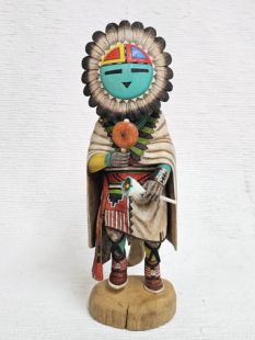 Native American Hopi Carved Sunface Katsina Doll