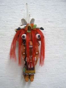 Old Style Hopi Carved Cow Traditional Animal Katsina Doll