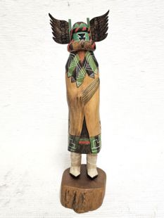 Native American Hopi Carved Crow Mother Katsina Doll