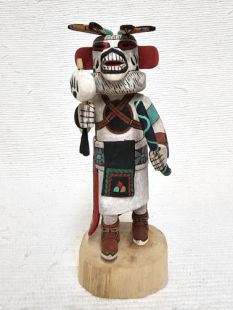 Native American Hopi Carved Bear Powerful Healer Kachina Doll (Katsina Doll)