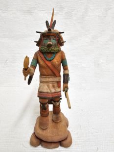 Native American Navajo Carved Ram Katsina Doll