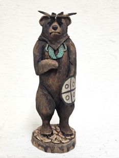 Native American Hopi Carved Bear Powerful Healer