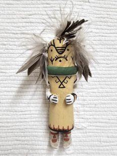 Old Style Hopi Carved Qoqooqlo Traditional Storyteller Katsina Doll