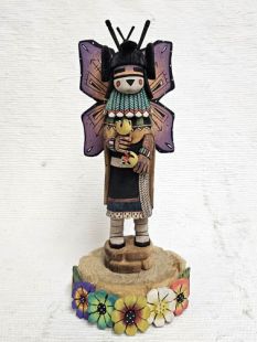 Native American Hopi Carved Butterfly Maiden Kachina Doll (Katsina Doll)