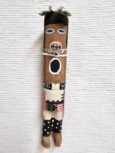 Old Style Hopi Carved Mountain Lion Traditional Guard Kachina Doll (Katsina Doll)