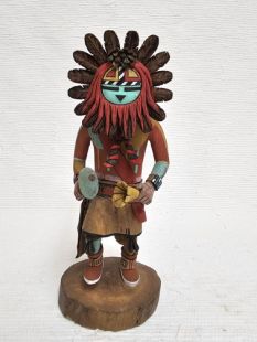 Native American Hopi Carved Sunface Katsina Doll