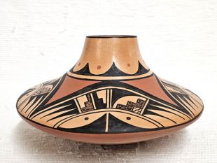 Native American Hopi Handbuilt and Handpainted Pot