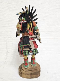 Native American Hopi Carved Moon Katsina Doll