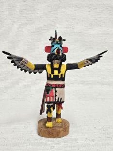 Native American Hopi Carved Eagle Great Spirit Katsina Doll