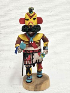 Native American Hopi Carved Parrot Katsina Doll