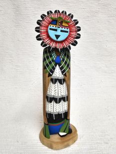 Native American Hopi Carved Sunface Katsina Sculpture