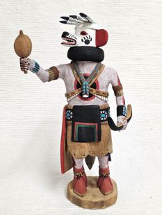 Native American Hopi Carved Bear Powerful Healer Katsina Doll