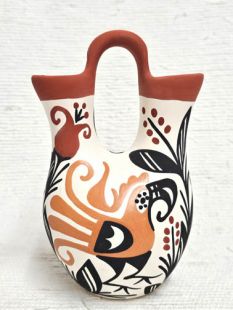 Native American Acoma Handpainted Wedding Vase