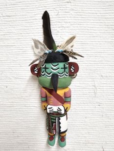 Old Style Hopi Carved Roadrunner Traditional Bird Katsina Doll