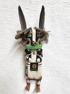 Old Style Hopi Carved Badger Traditional Powerful Healer Kachina Doll (Katsina Doll)