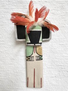 Old Style Hopi Carved Crow Mother Traditional Kachina Doll (Katsina Doll)