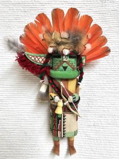 Old Style Hopi Carved Supai Dancer Traditional Kachina Doll (Katsina Doll)