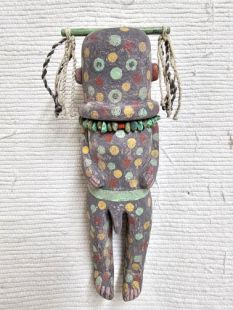 Old Style Hopi Carved Firewalker Traditional Germination Kachina Doll (Katsina Doll)