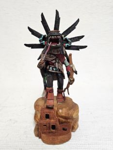 Native American Hopi Carved Ogre Disciplinarian Katsina Doll