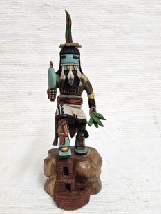 Native American Hopi Carved Longhair Kachina Doll (Katsina Doll)