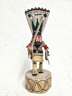 Native American Hopi Carved Apache Crown Dancer Kachina Doll (Katsina Doll)