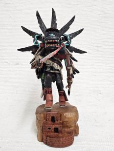 Native American Hopi Carved Ogre Disciplinarian Kachina Doll (Katsina Doll)