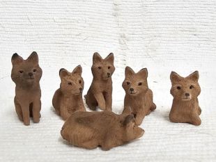 Animals--Mata Ortiz Handbuilt Coyotes