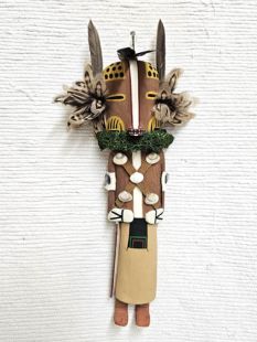 Old Style Hopi Carved Badger Traditional Powerful Healer Katsina Doll