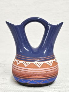 Native American Navajo Red Clay Wedding Vase