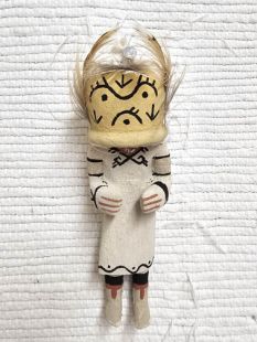 Old Style Hopi Carved Qoqooqlo Traditional Storyteller Kachina Doll (Katsina Doll)