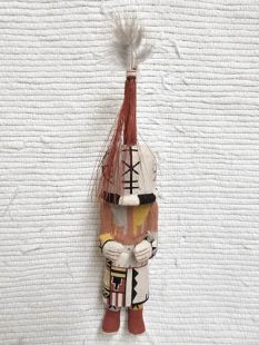 Old Style Hopi Carved Rattle Traditional Racer Katsina Doll