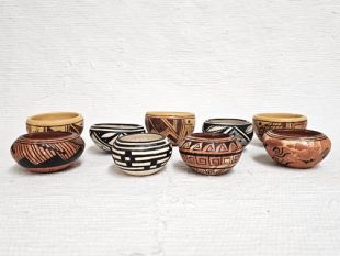 Native American Hopi Handbuilt and Handpainted Pots