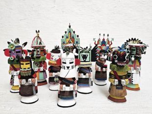 Native American Hopi Carved Small Kachina Dolls (Katsina Dolls)