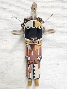 Old Style Hopi Carved Wupamo Traditional Guard Katsina Doll