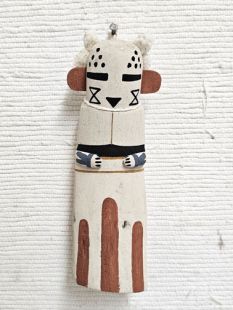 Old Style Hopi Carved Snow Maiden Traditional Katsina Doll