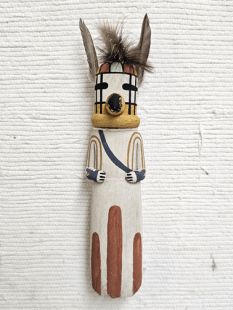 Old Style Hopi Carved Prairie Falcon Traditional Racer Katsina Doll