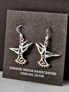 Native American Hopi Made Hummingbird Earrings