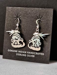 Native American Hopi Made Parrot Earrings