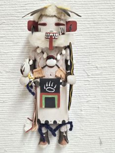 Old Style Navajo Carved Hopi Bear Traditional Powerful Healer Kachina Doll (Katsina Doll)