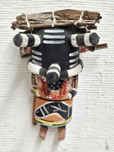 Old Style Hopi Carved Mocking Traditional Clown Katsina Doll