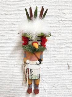 Old Style Hopi Carved Hummingbird Traditional Bird Kachina Doll (Katsina Doll)