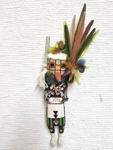 Old Style Hopi Carved Bean Traditional Kachina Doll (Katsina Doll)