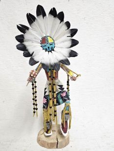 Native American Made Sunface Kachina Doll